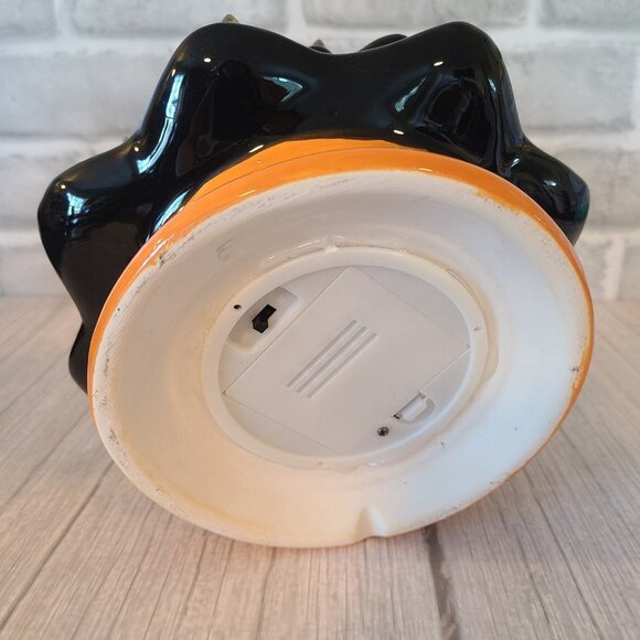 Halloween Ceramic Lighted Tree Pumpkin Jackolantern Black Orange Holiday Decor - Picture 5 of 12